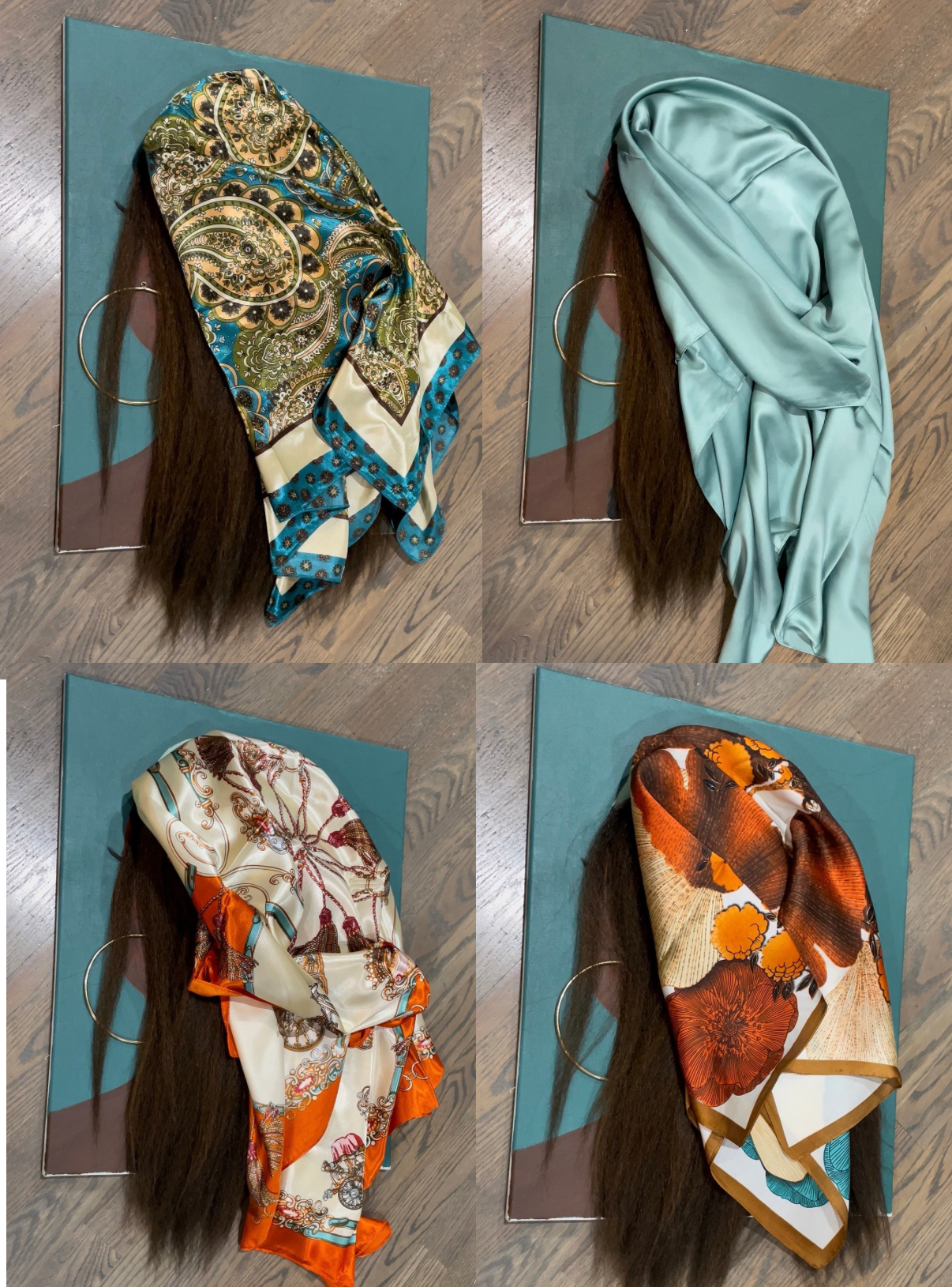 Soul sistah IIII 3D Original Painting (with Hair and Mystery fabric design)