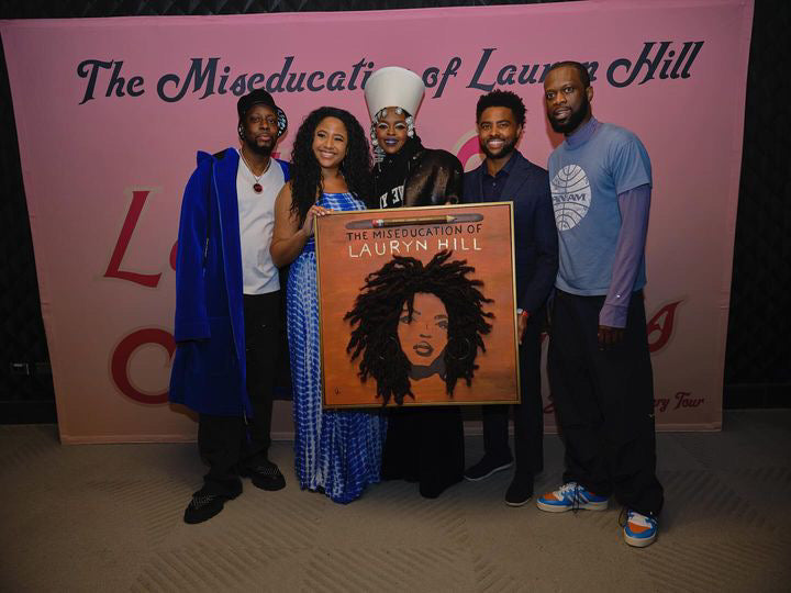 Tyler Clark with Ms. Lauryn Hill and The Fugees — Lauryn Hill, Wyclef Jean, and Pras Michel