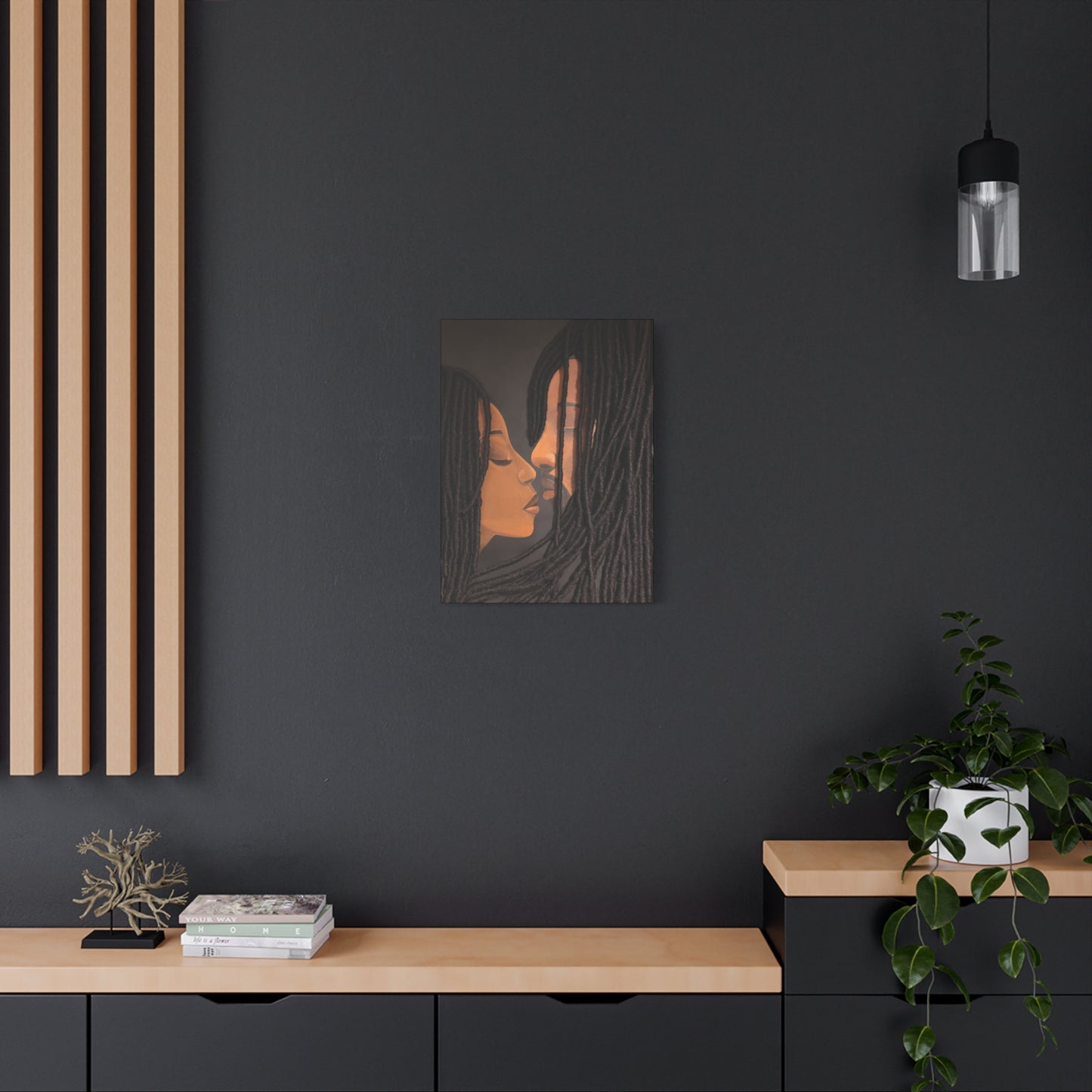 InterLocked 2D Canvas Print (No Hair)