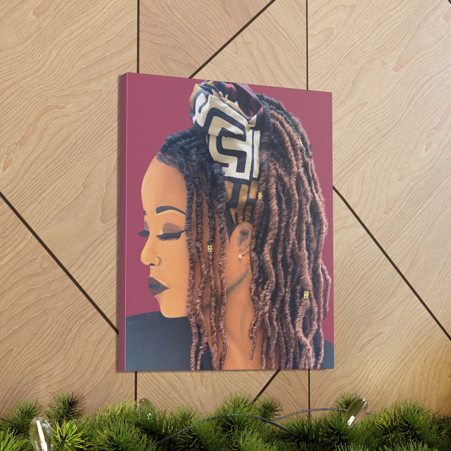 Locks- 2D Canvas Print (No Hair)