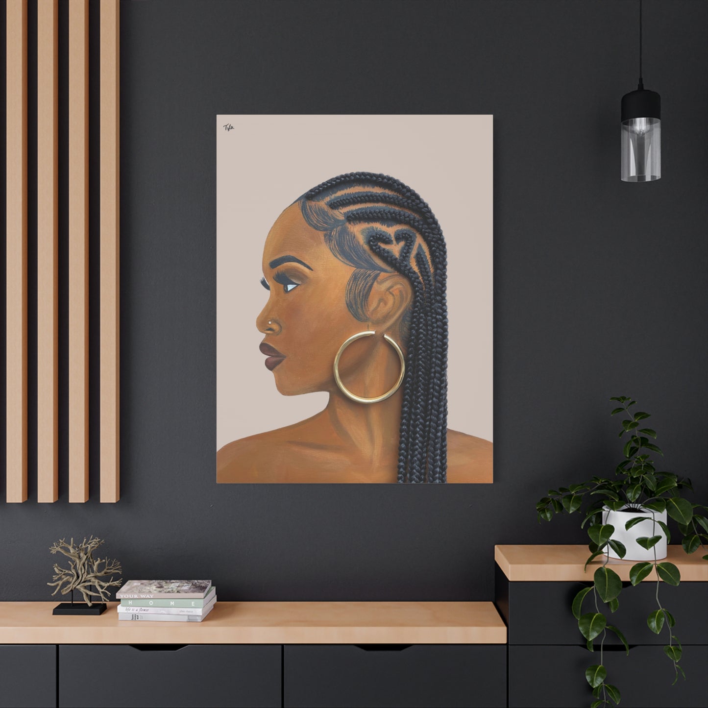 Certified Lover Girl 2D Canvas Print (No Hair)