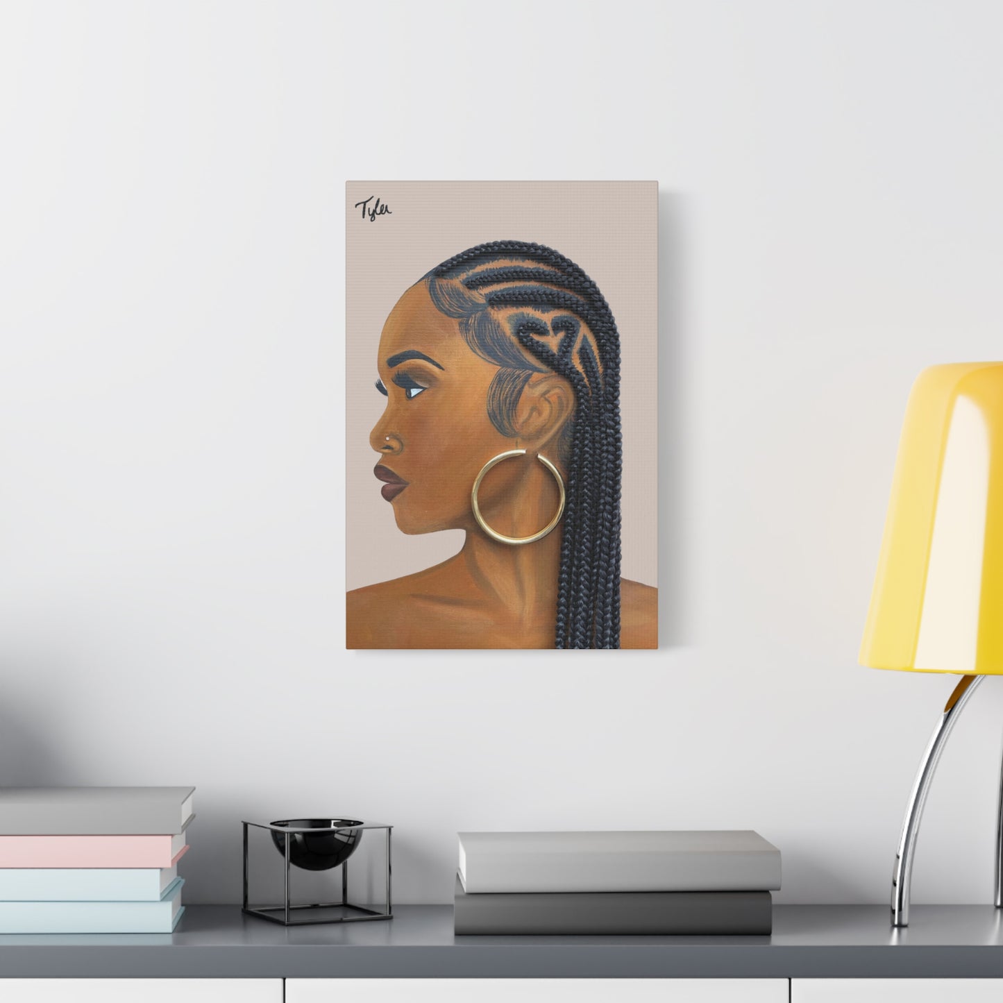 Certified Lover Girl 2D Canvas Print (No Hair)