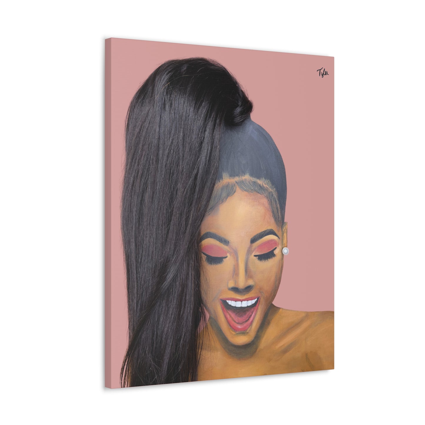 Joyful- 2D Canvas Print (No Hair)