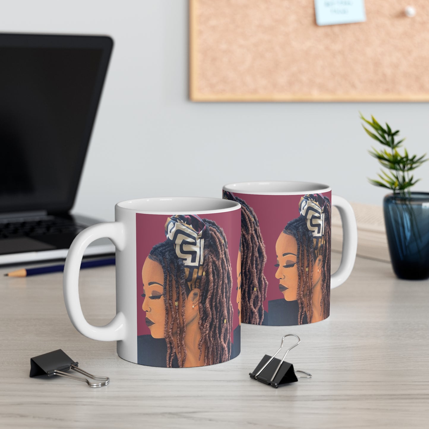 Locks 2D Mug (No Hair)