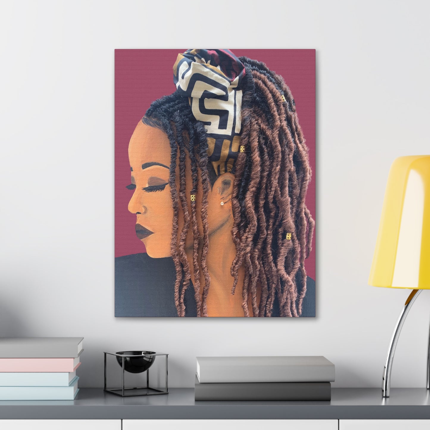 Locks- 2D Canvas Print (No Hair)