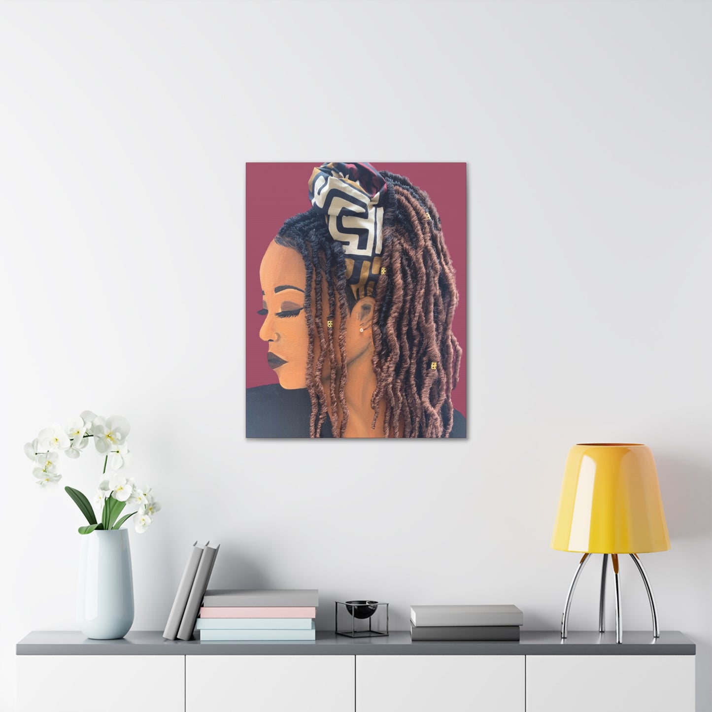 Locks- 2D Canvas Print (No Hair)