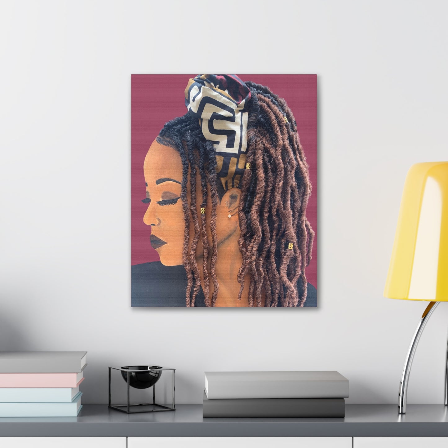 Locks- 2D Canvas Print (No Hair)