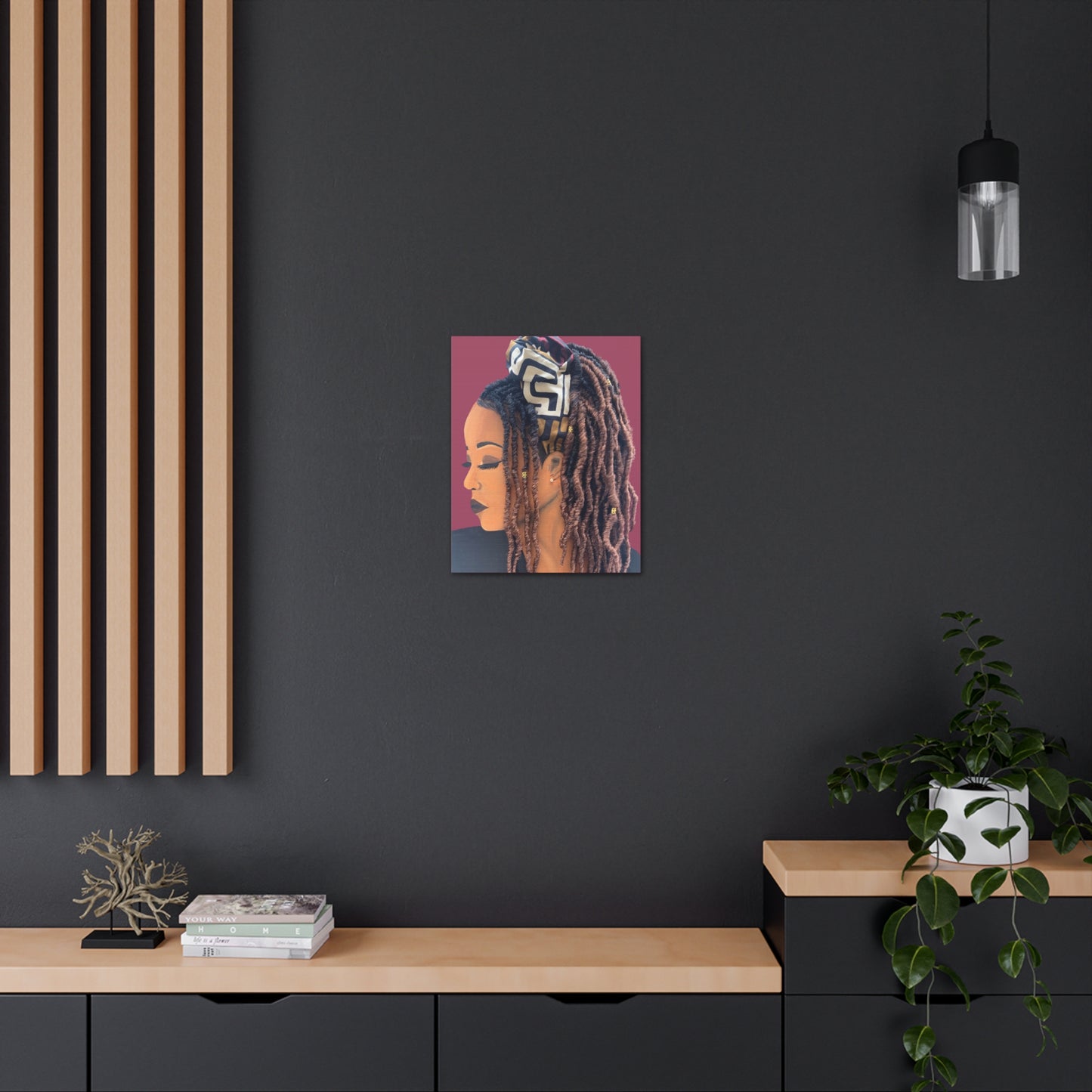 Locks- 2D Canvas Print (No Hair)