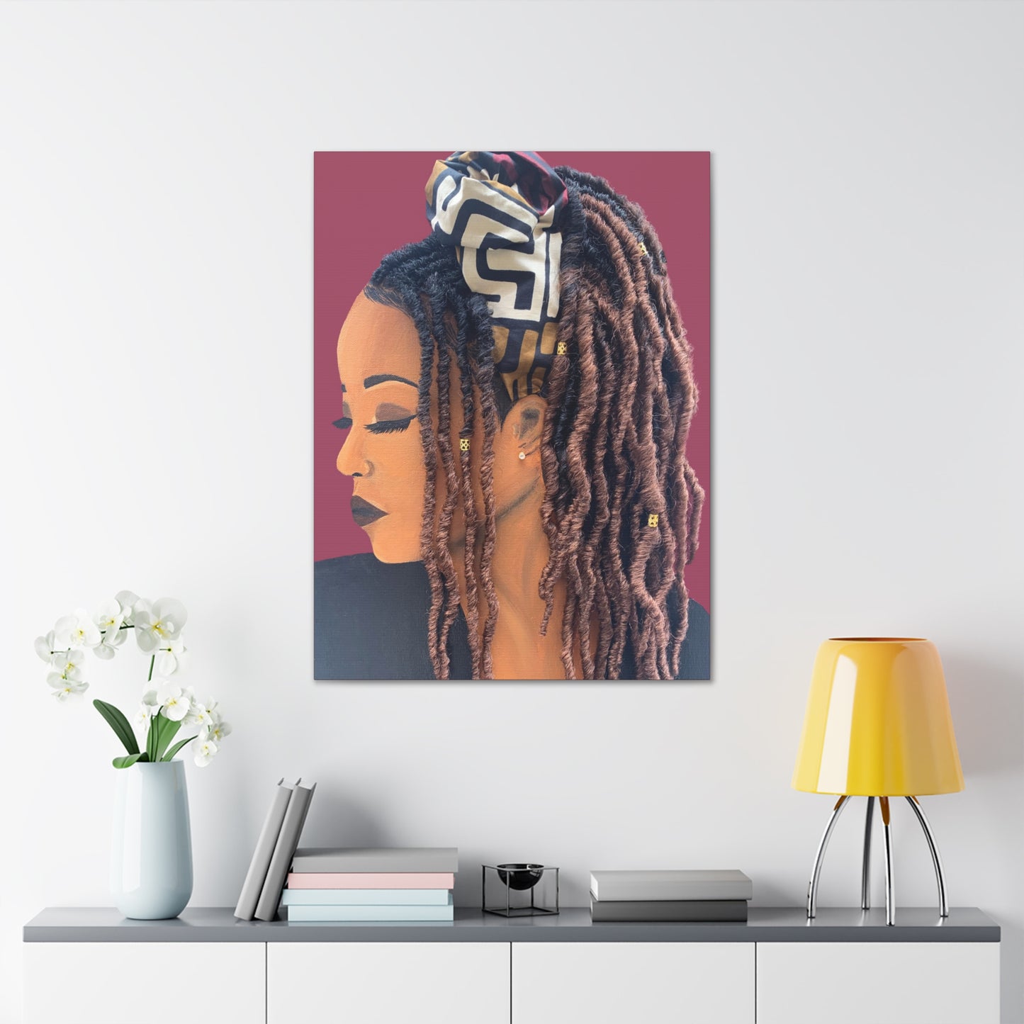 Locks- 2D Canvas Print (No Hair)