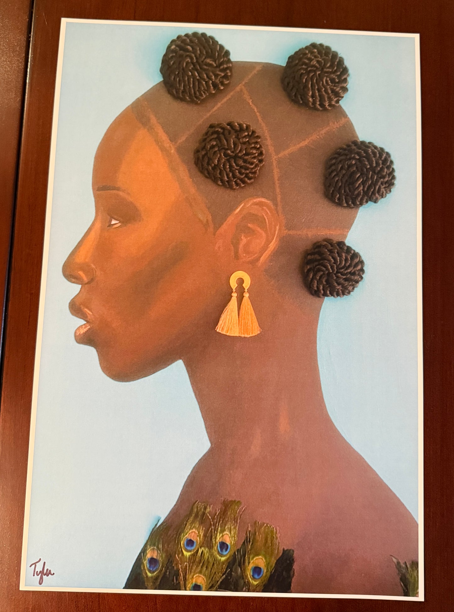 Bold and Beautiful - 12X18 2D Paper Print (No Hair)