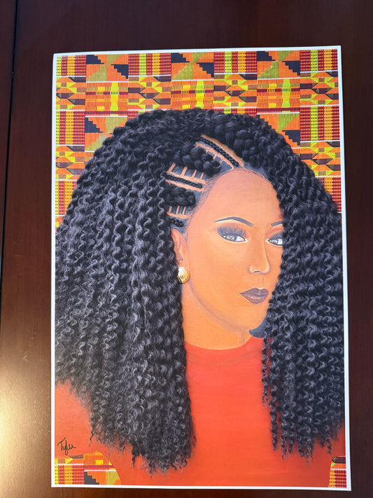 Resilient- 12X18 2D Paper Print (No Hair)