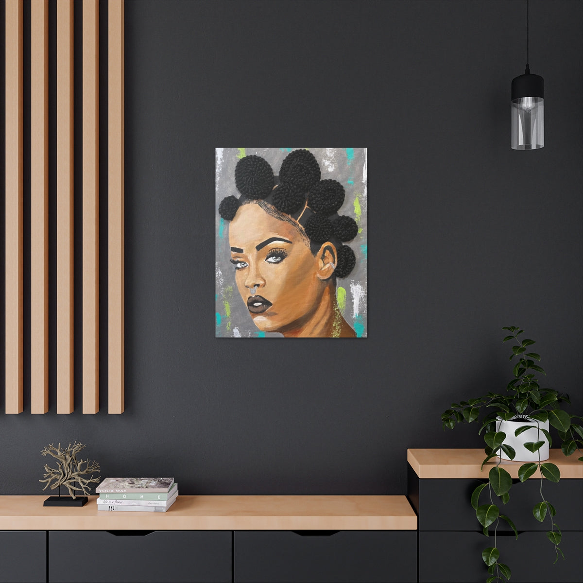 Fenty- 2D Canvas Print (no Hair)