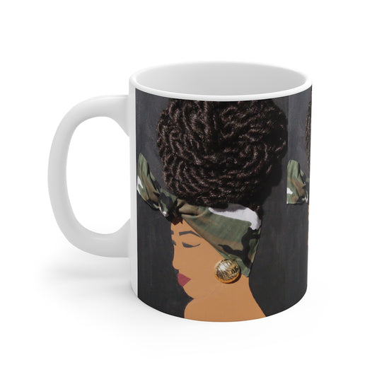 Bun Life Camo 2D Mug (No Hair)