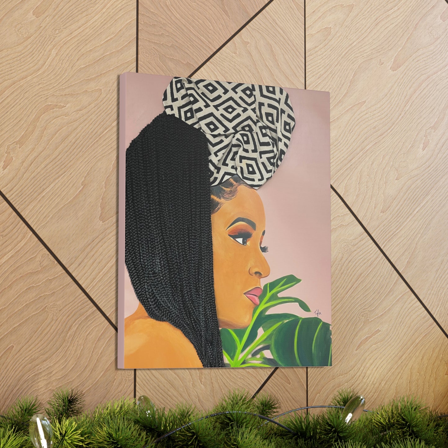 Worthy- 2D Canvas Print (no Hair)