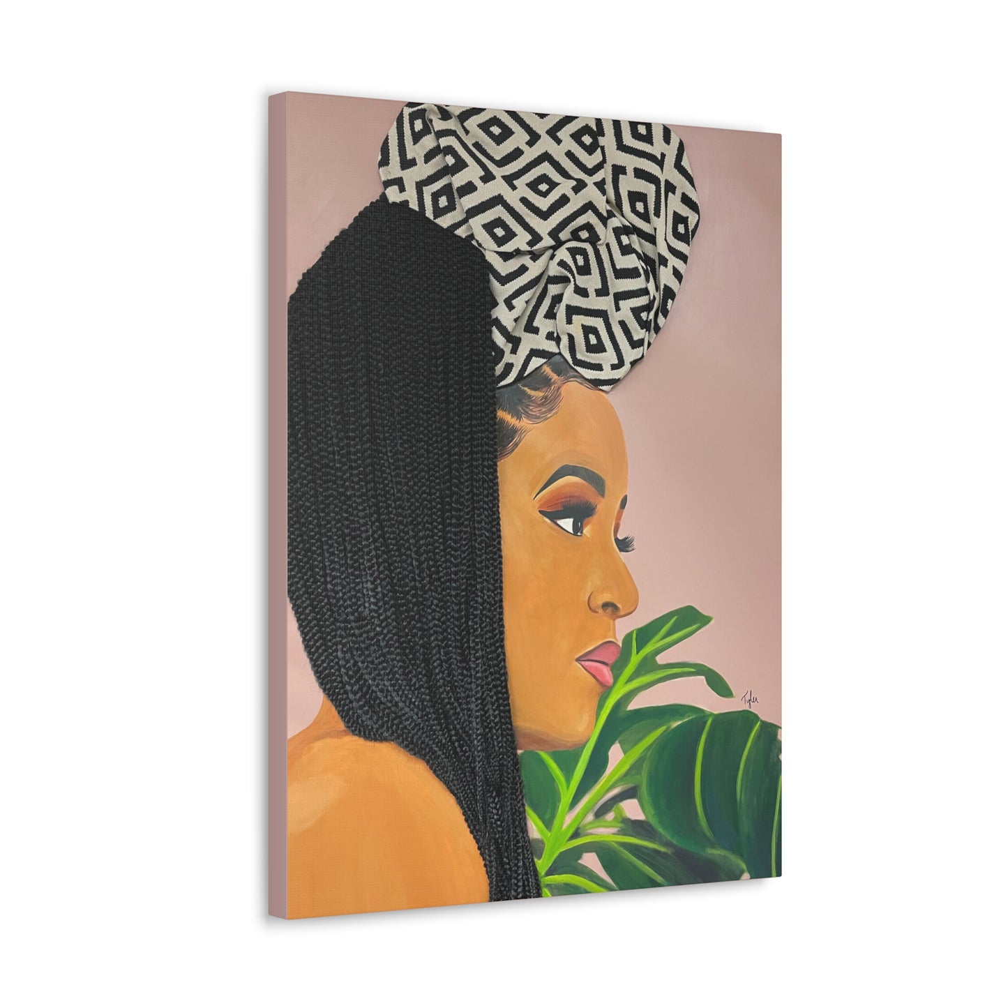 Worthy- 2D Canvas Print (no Hair)