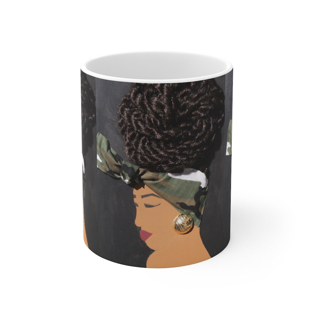 Bun Life Camo 2D Mug (No Hair)