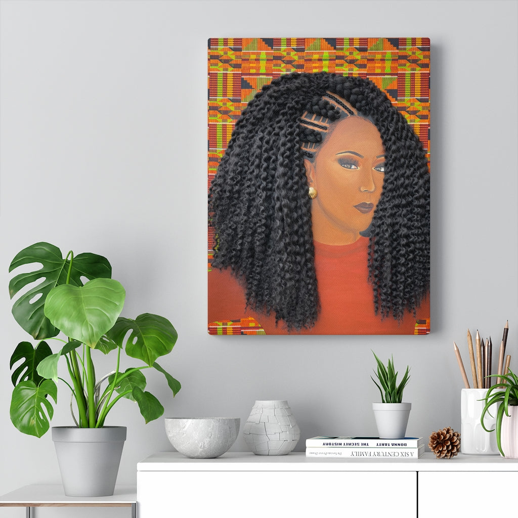 Resilient- 2D Canvas Print (no Hair)