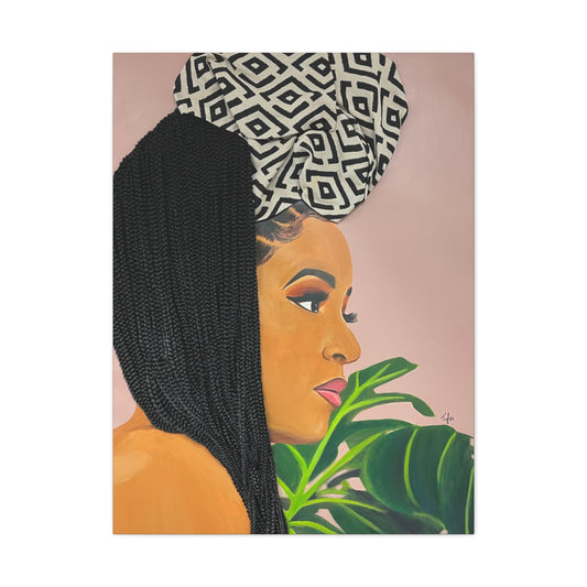 Worthy- 2D Canvas Print (no Hair)