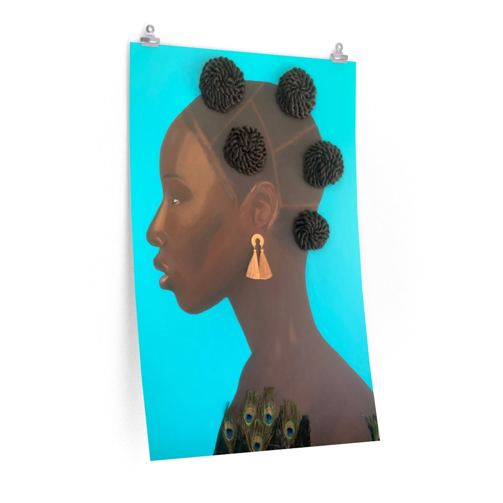 Bold and Beautiful 2D Poster Print (No Hair)