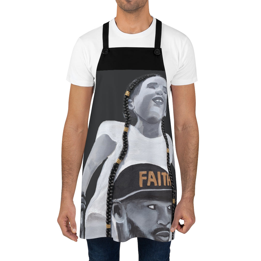 Faith Over Fear Apron (No Hair)