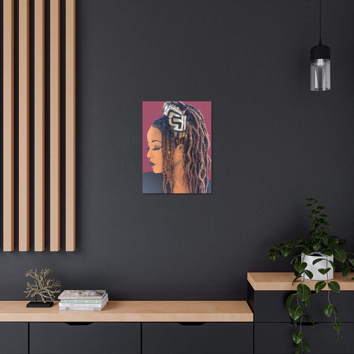 Locks- 2D Canvas Print (no Hair)