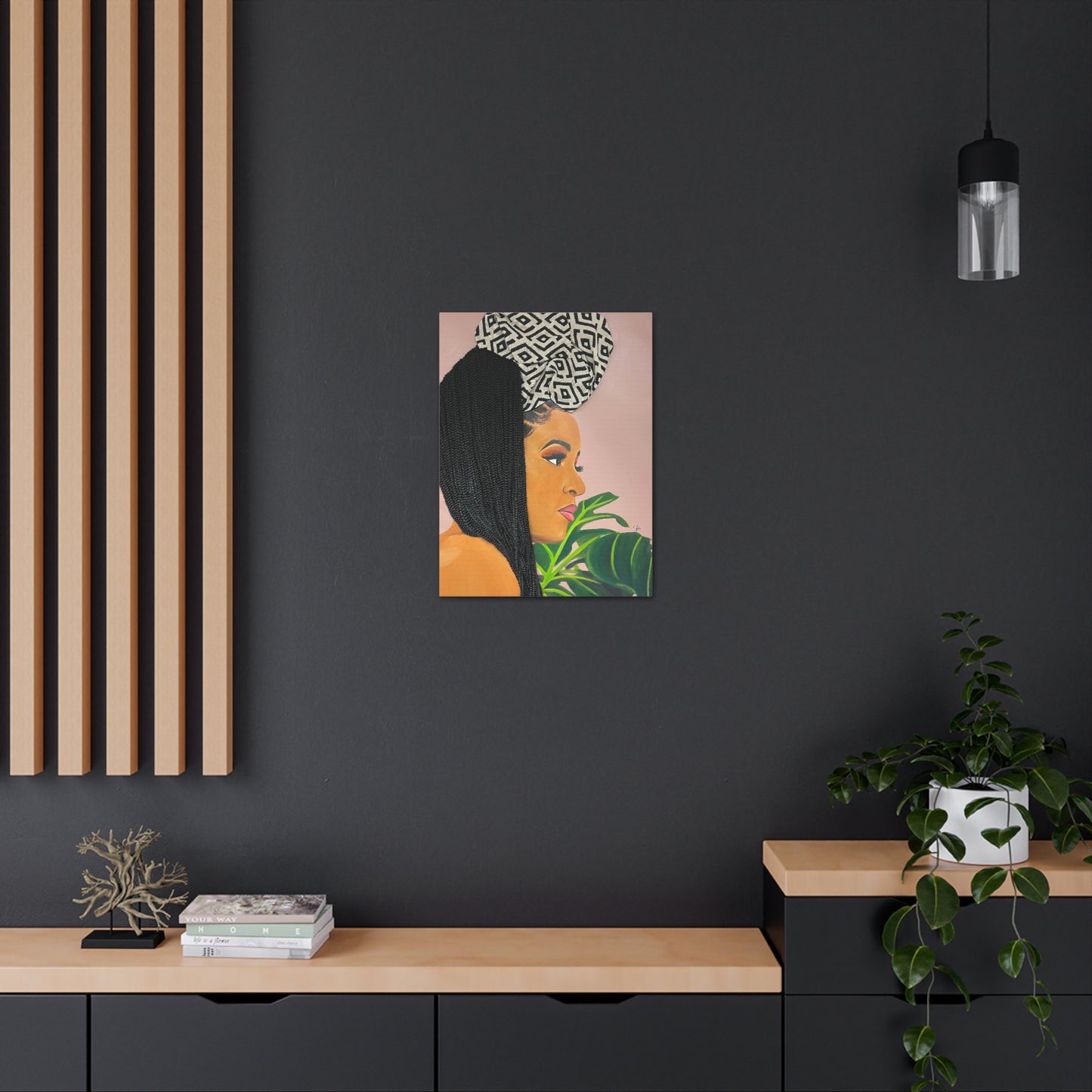 Worthy- 2D Canvas Print (no Hair)