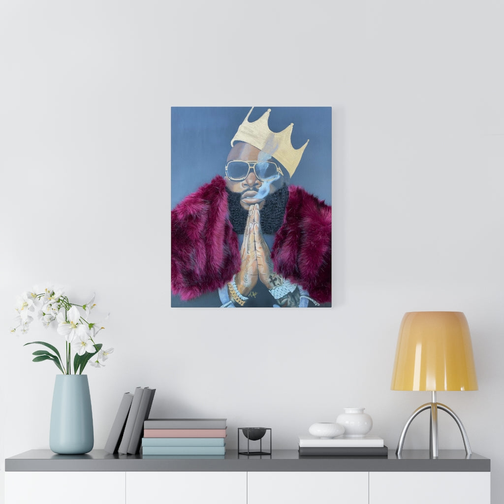 The Boss- 2D Canvas Print (no Hair)