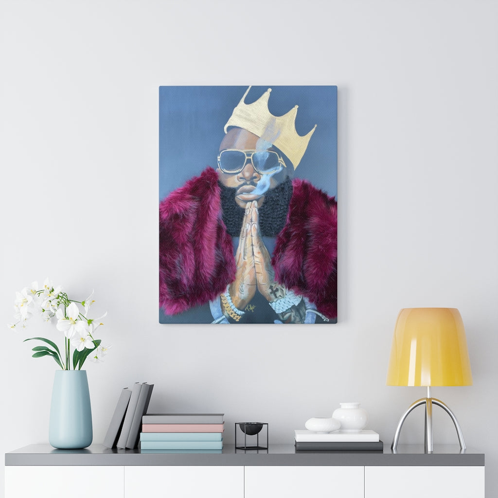 The Boss- 2D Canvas Print (no Hair)