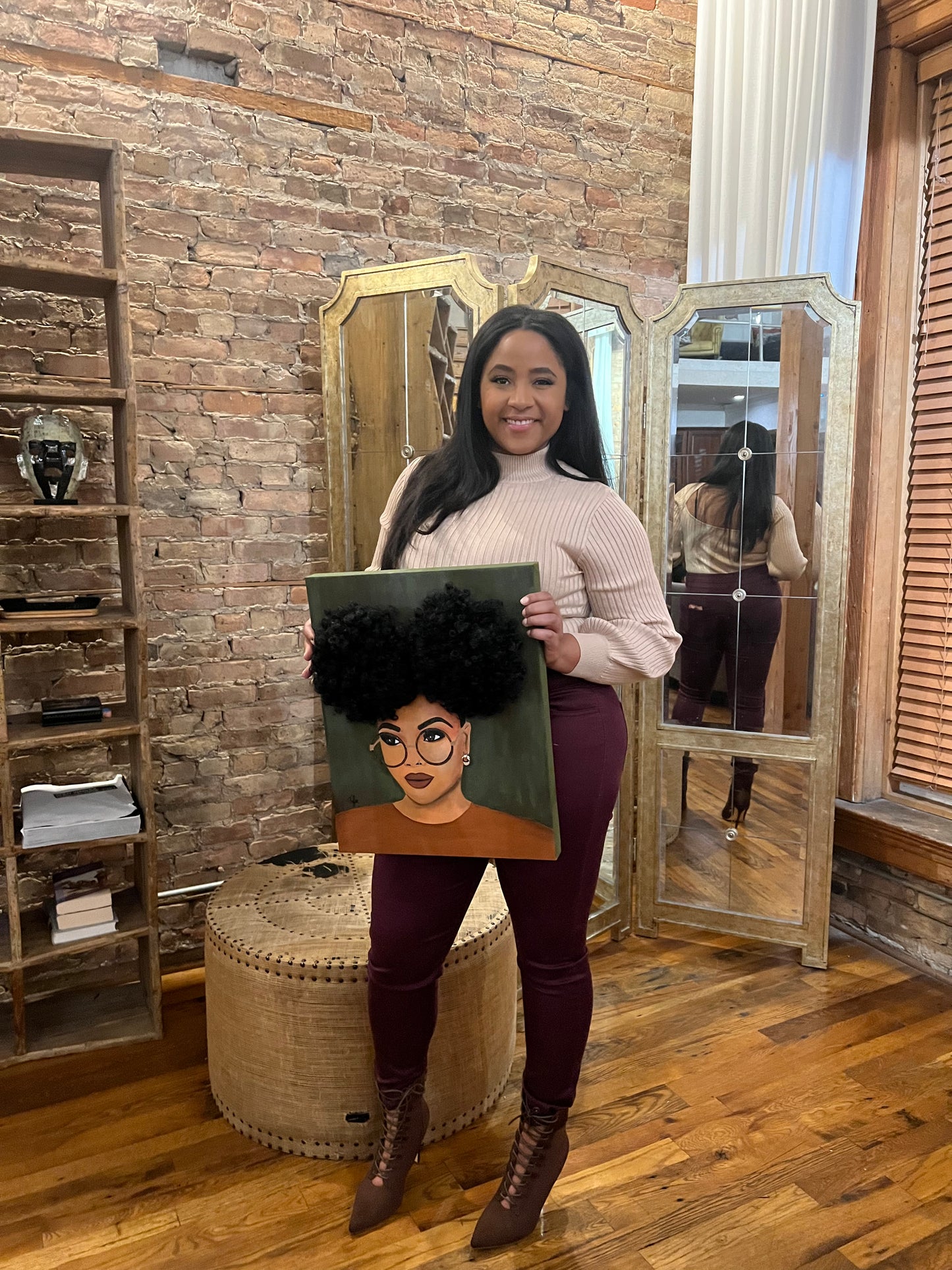 Vision 3D Original Painting (with Hair)
