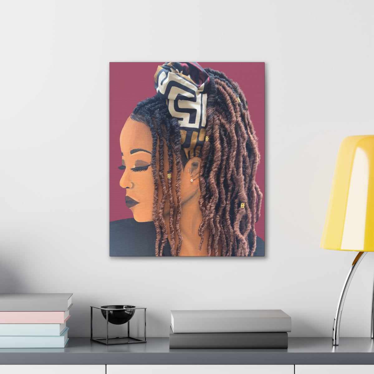 Locks- 2D Canvas Print (no Hair)