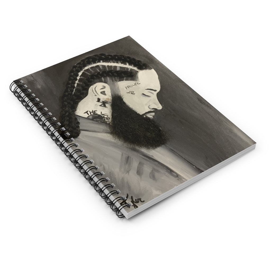 Nipsey 2D Notebook (No Hair)